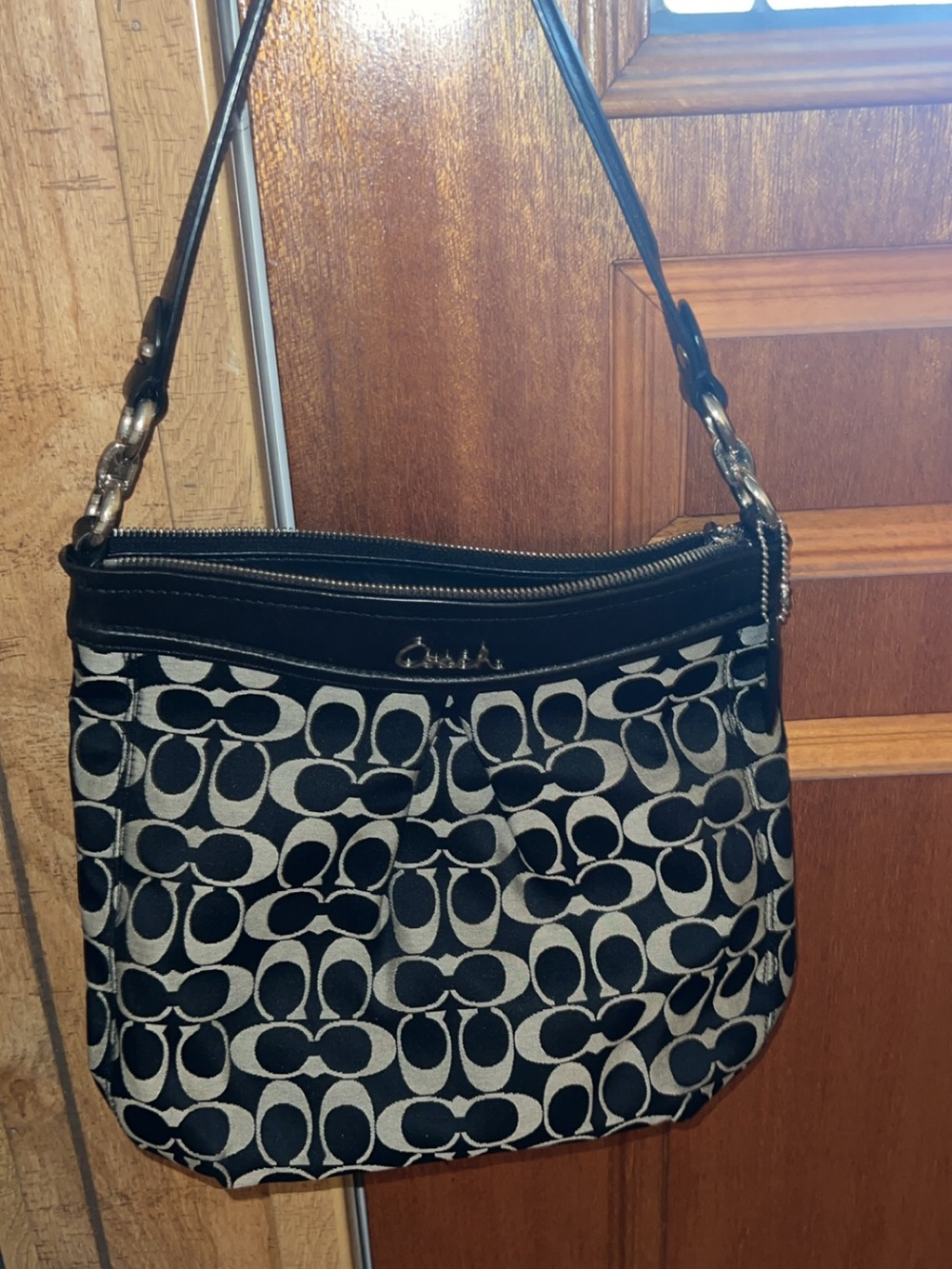 Coach Black and Gray signature design